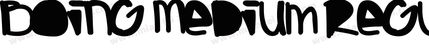 Boing Medium Regular字体转换